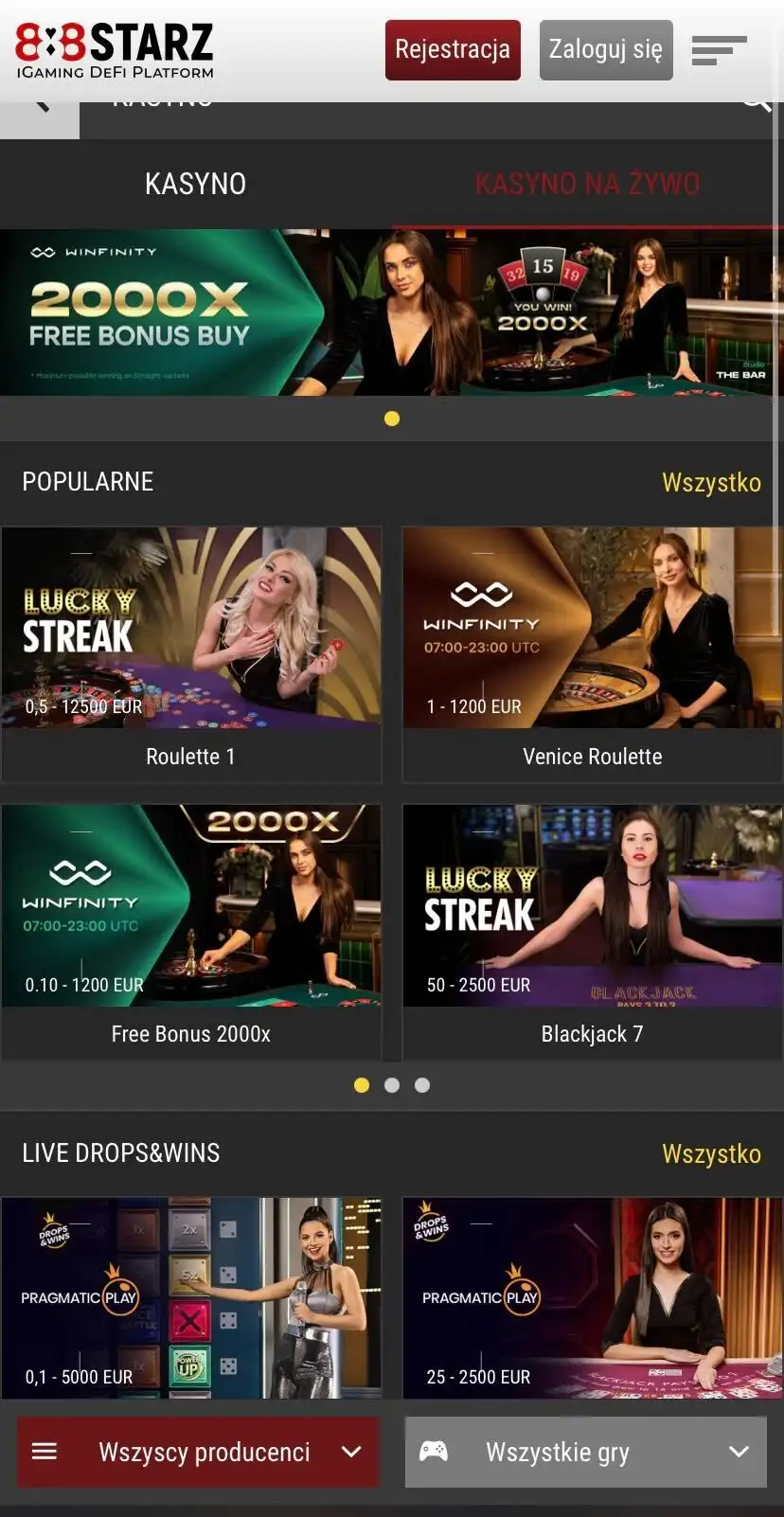 888Starz Casino Mobile Review