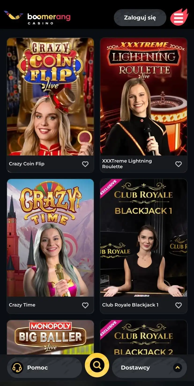 Boomerang Casino Mobile Review