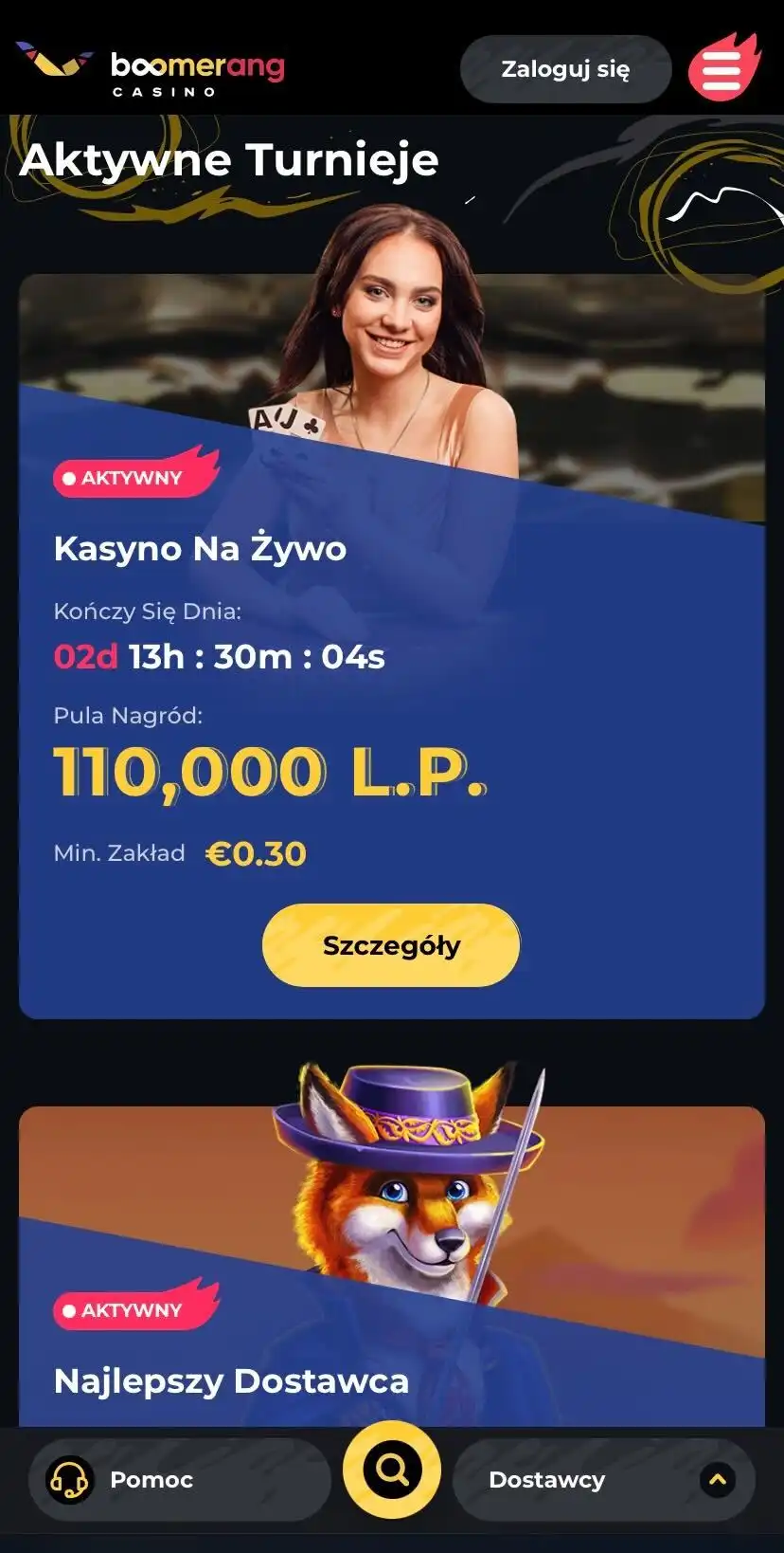 Boomerang Casino Mobile Review