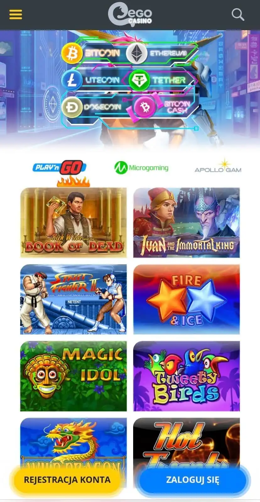 Ego Casino Mobile Review