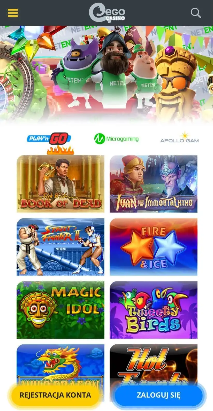 Ego Casino Mobile Review