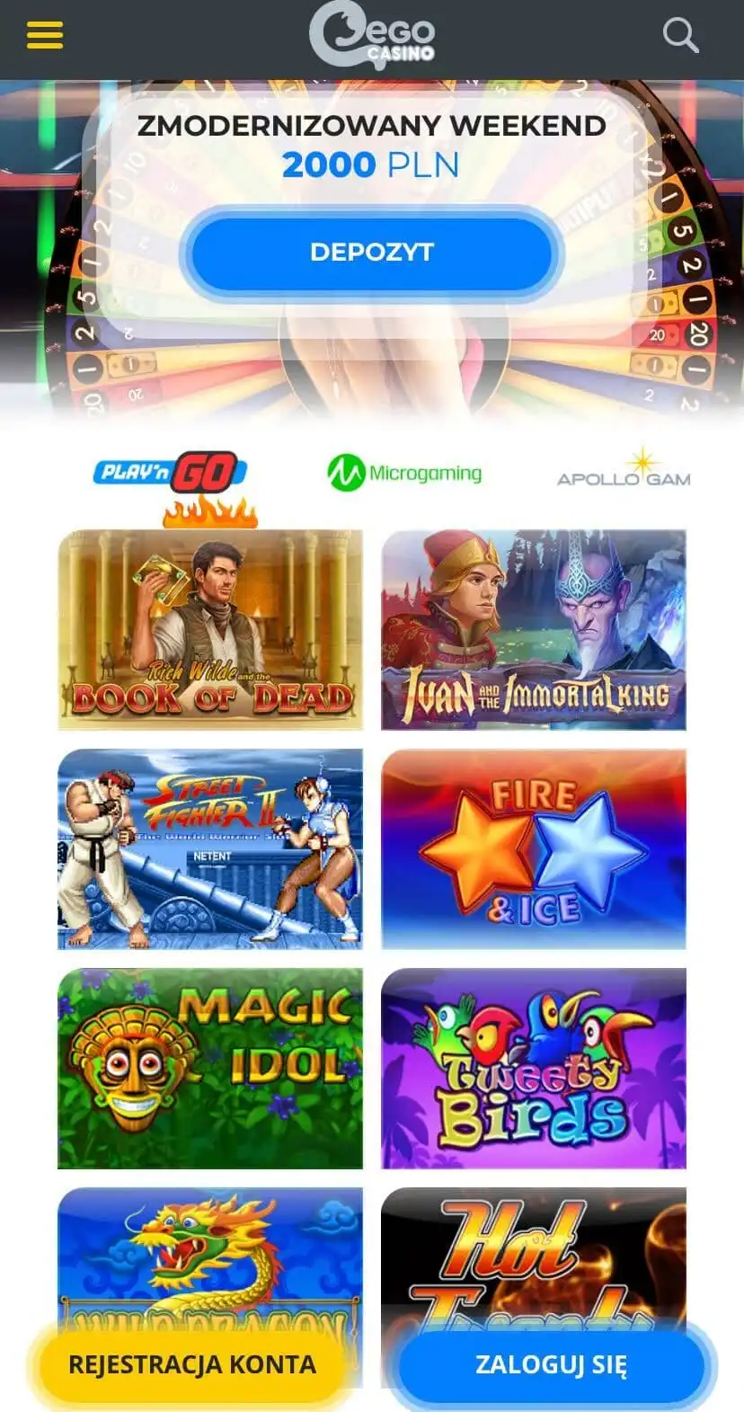 Ego Casino Mobile Review