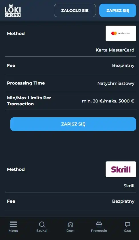 Loki Casino Mobile Review