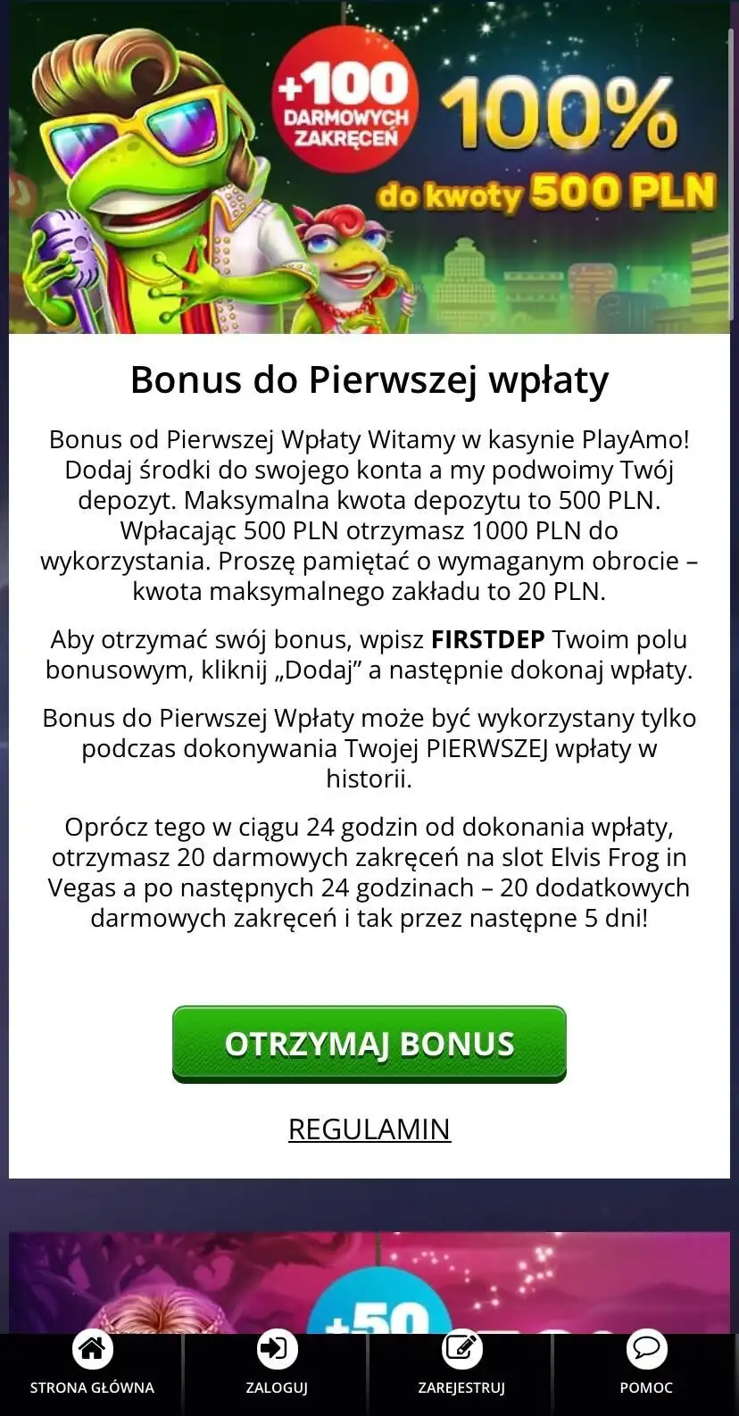 Play Amo Casino Mobile Review