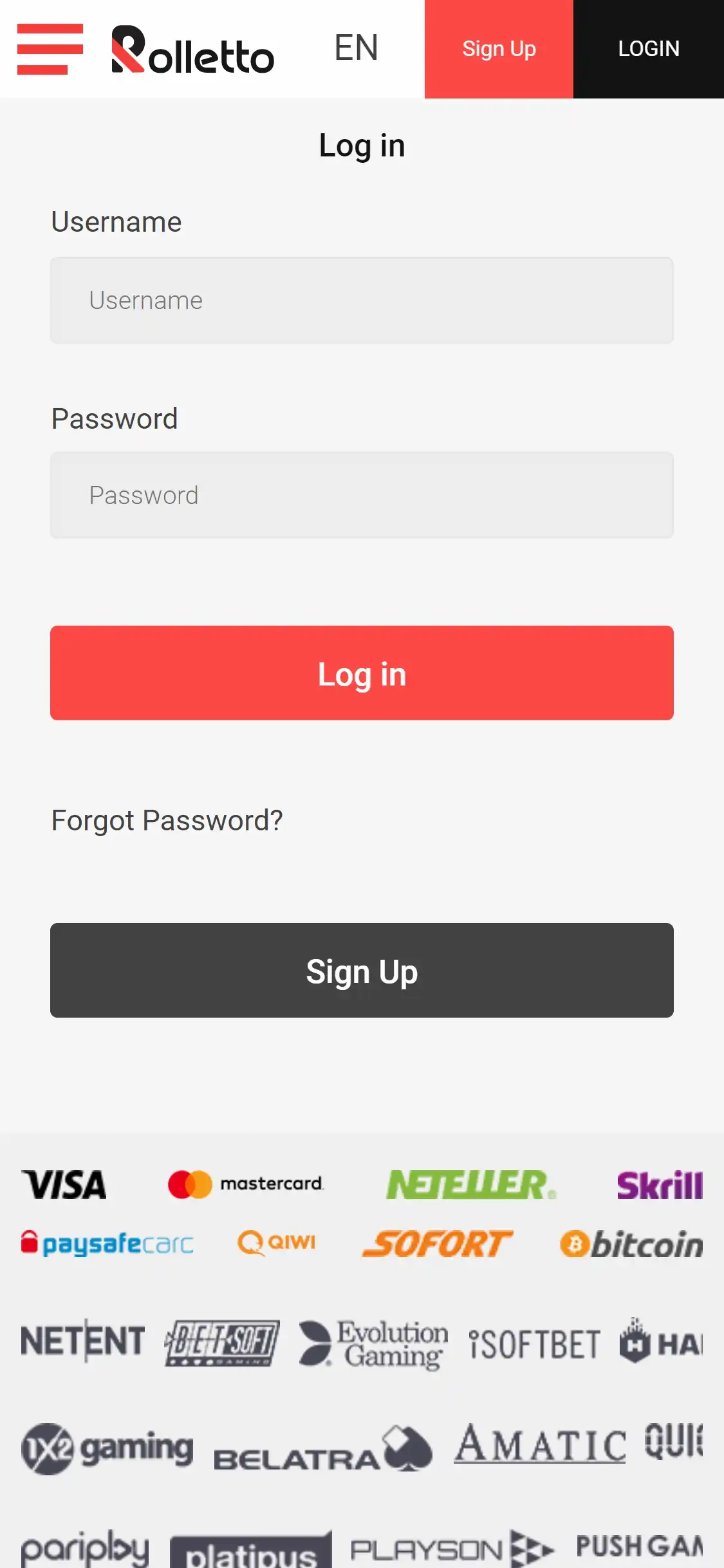 Rolletto Casino Mobile Login Review