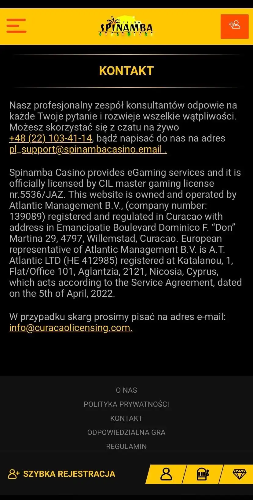 Spinamba Mobile Review