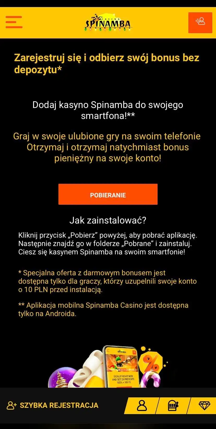 Spinamba Mobile Review