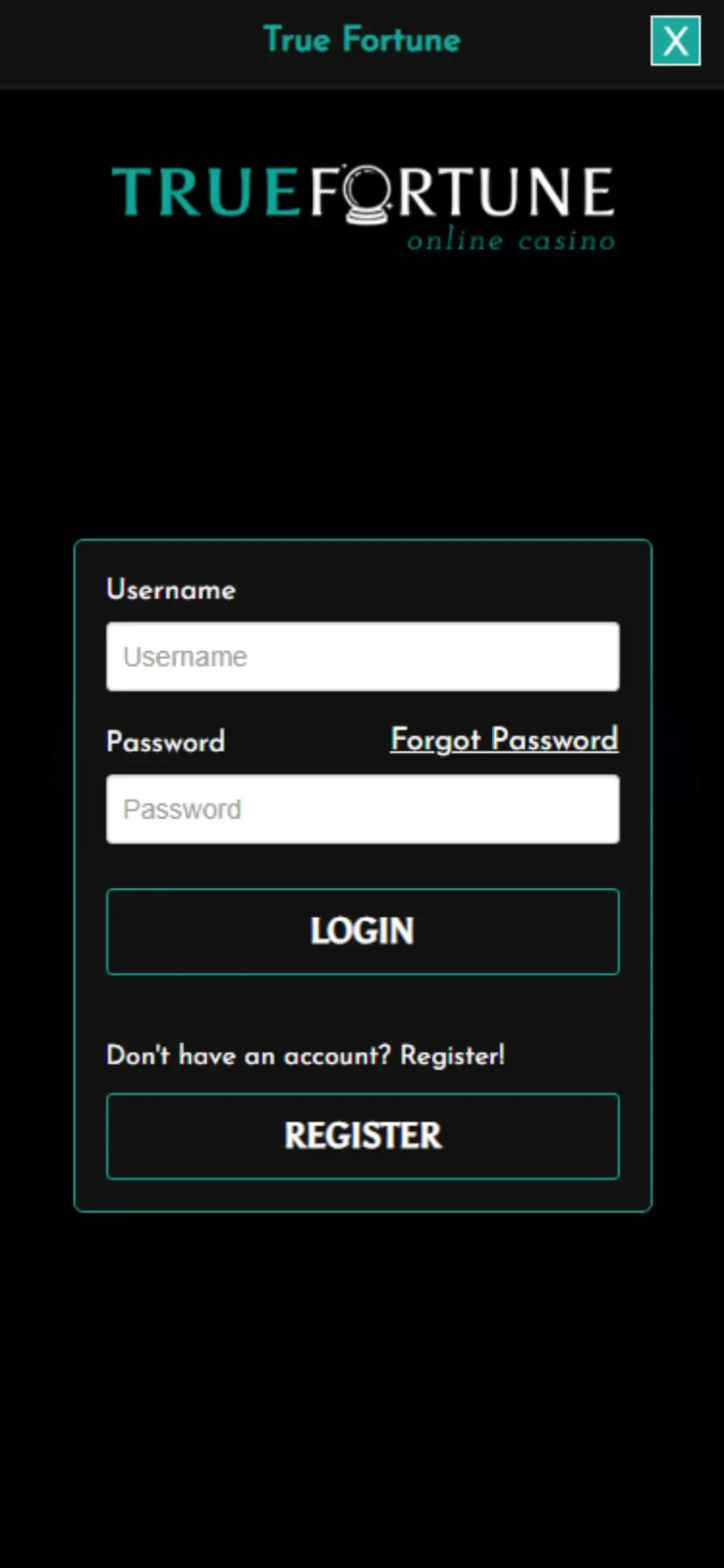 True Fortune Casino Mobile Login Review