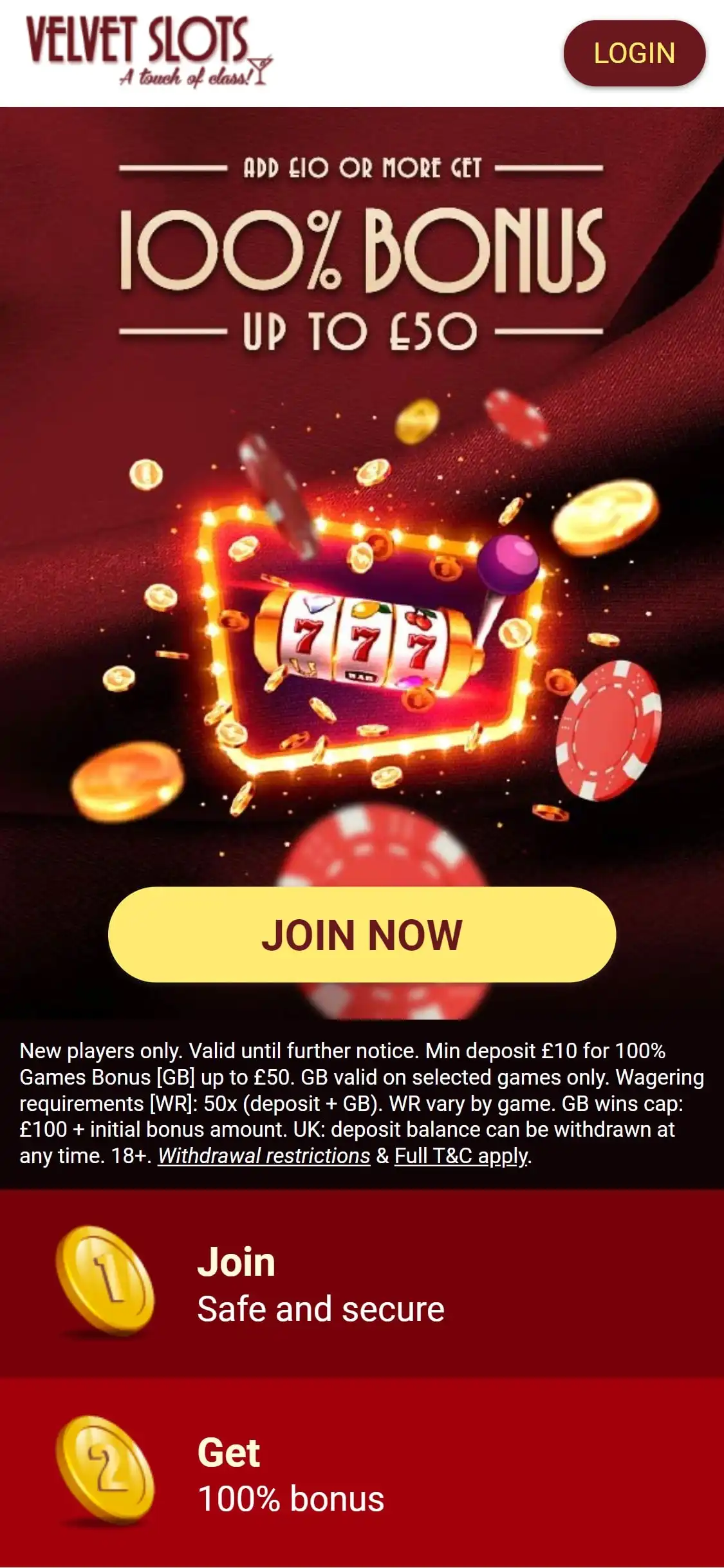 Velvet Slots Casino Mobile Review
