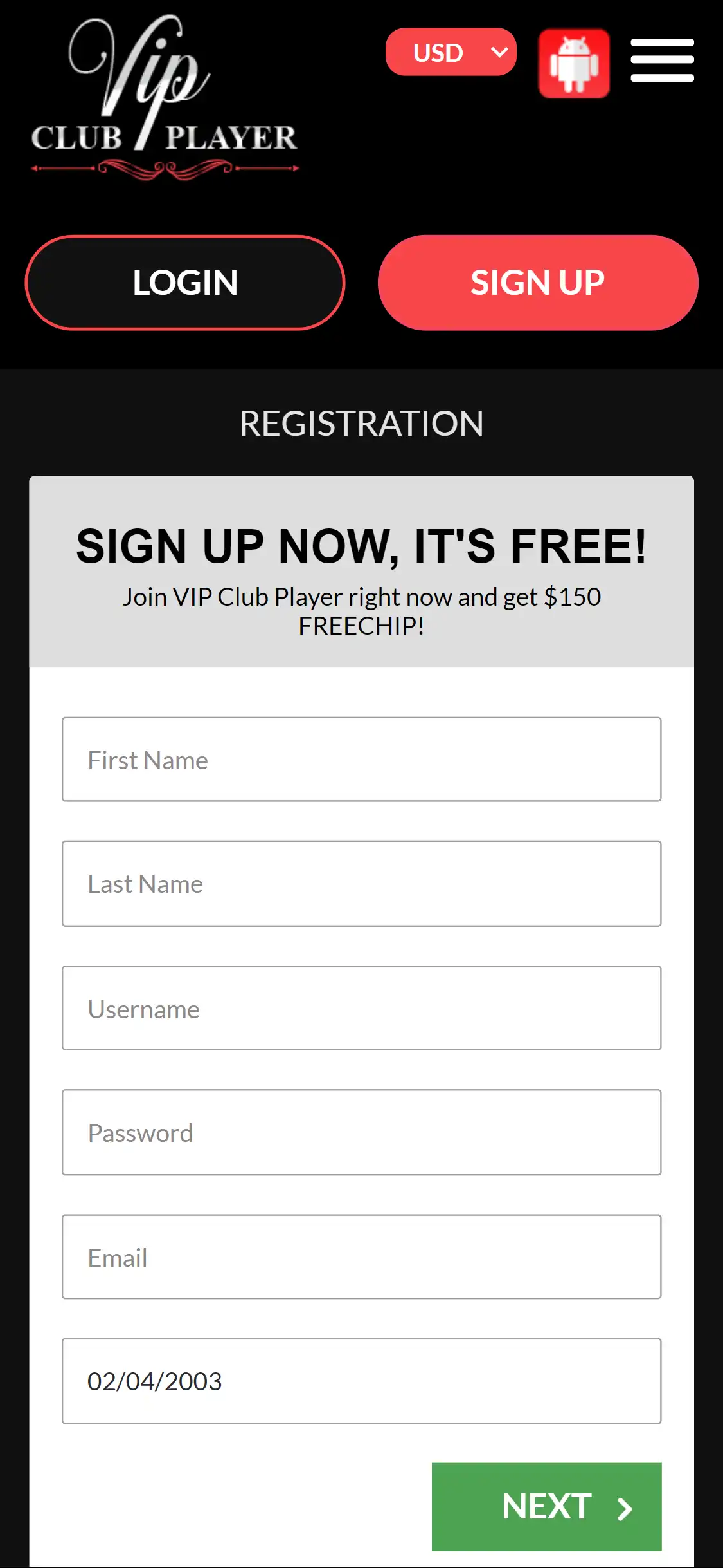 VIP Club Player Casino Mobile Login Review