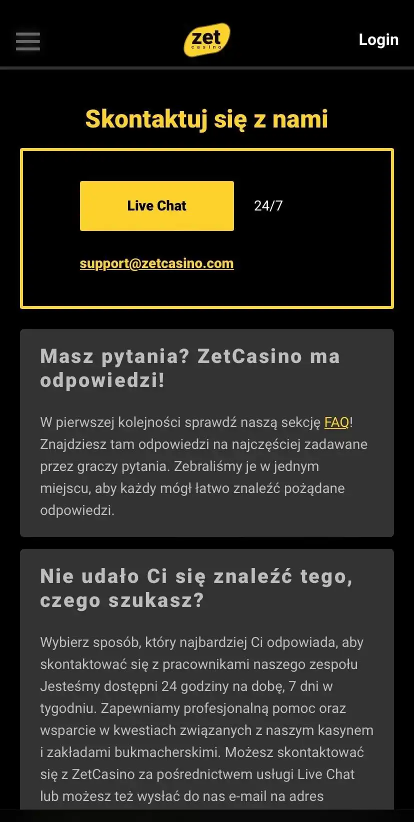 Zet Casino Mobile Review