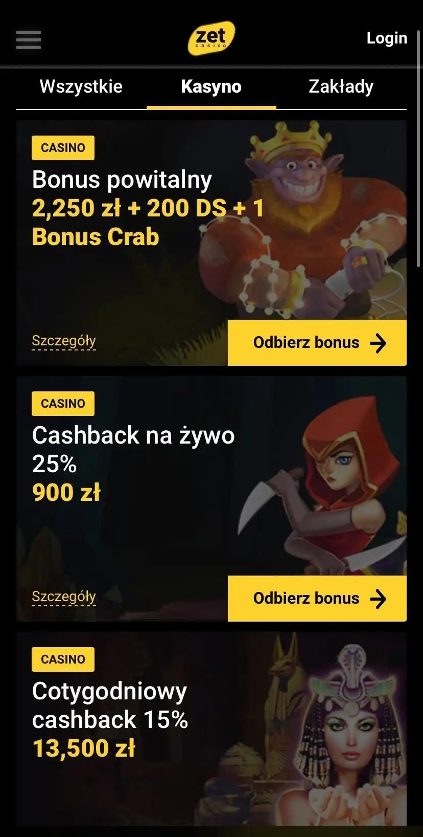 Zet Casino Mobile Review